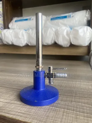 Steel Adjustable Bunsen Burner With Control