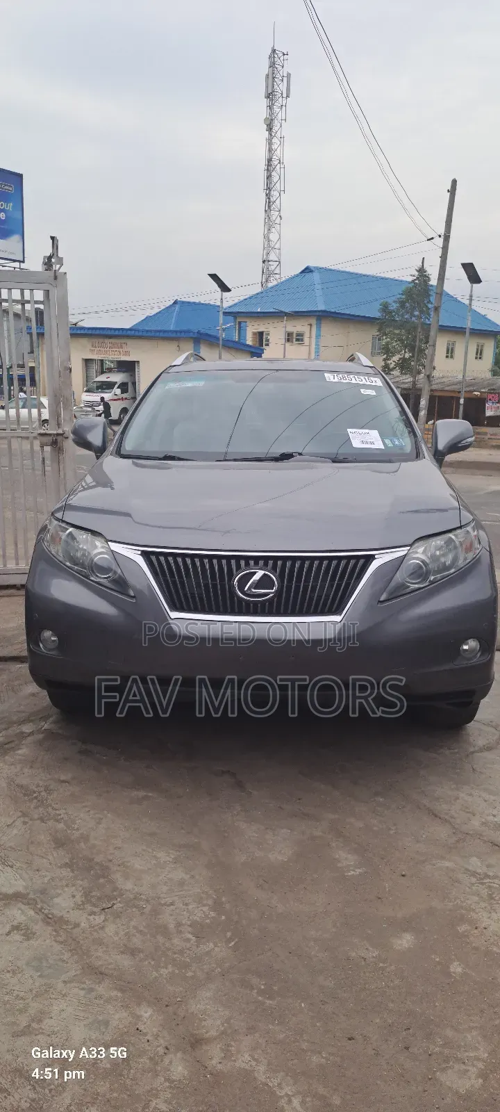 Lexus RX 350 FWD 2012 Gray