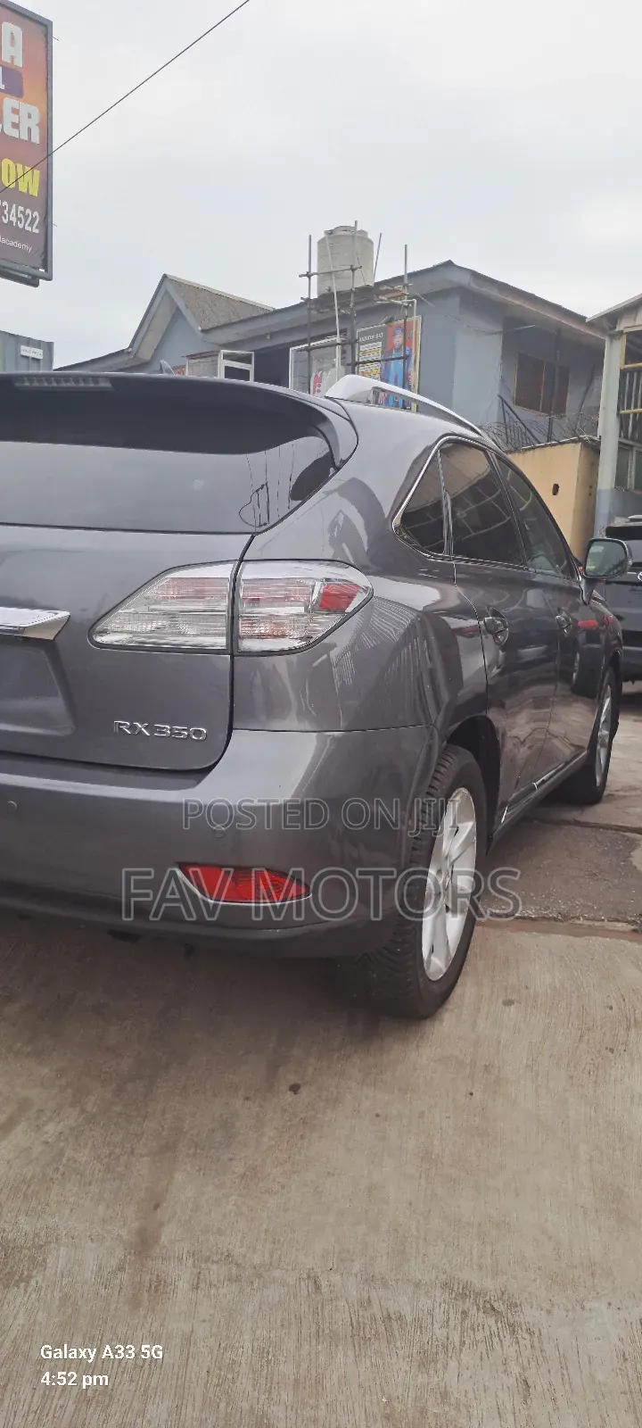 Lexus RX 350 FWD 2012 Gray