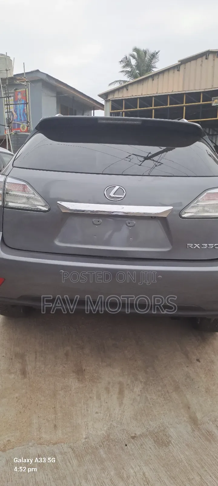 Lexus RX 350 FWD 2012 Gray