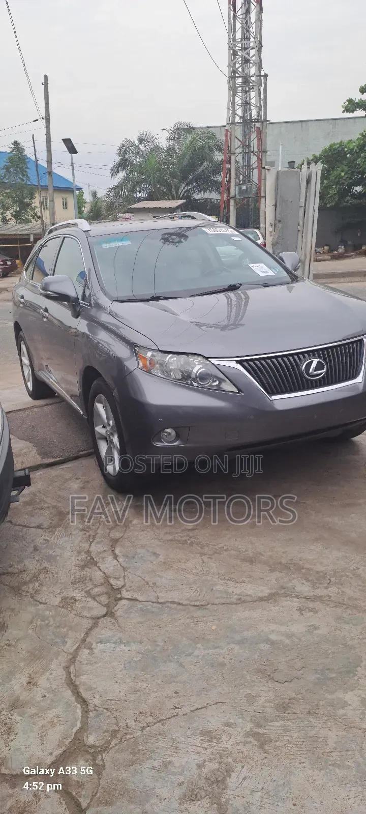 Lexus RX 350 FWD 2012 Gray