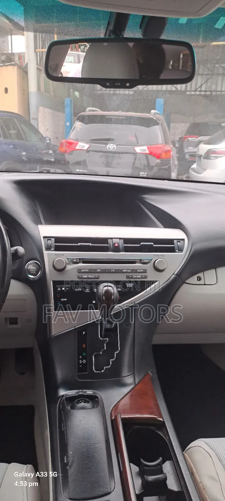 Lexus RX 350 FWD 2012 Gray