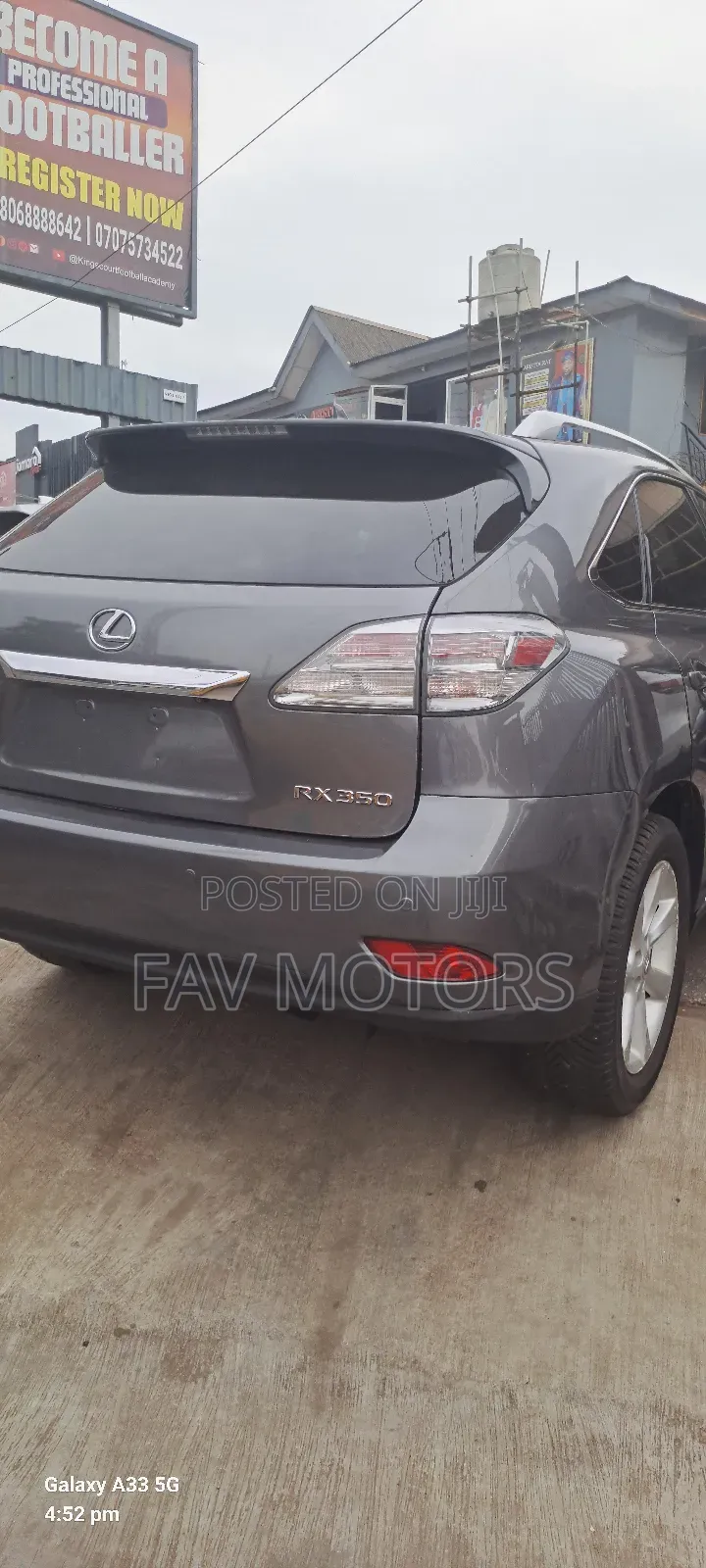 Lexus RX 350 FWD 2012 Gray
