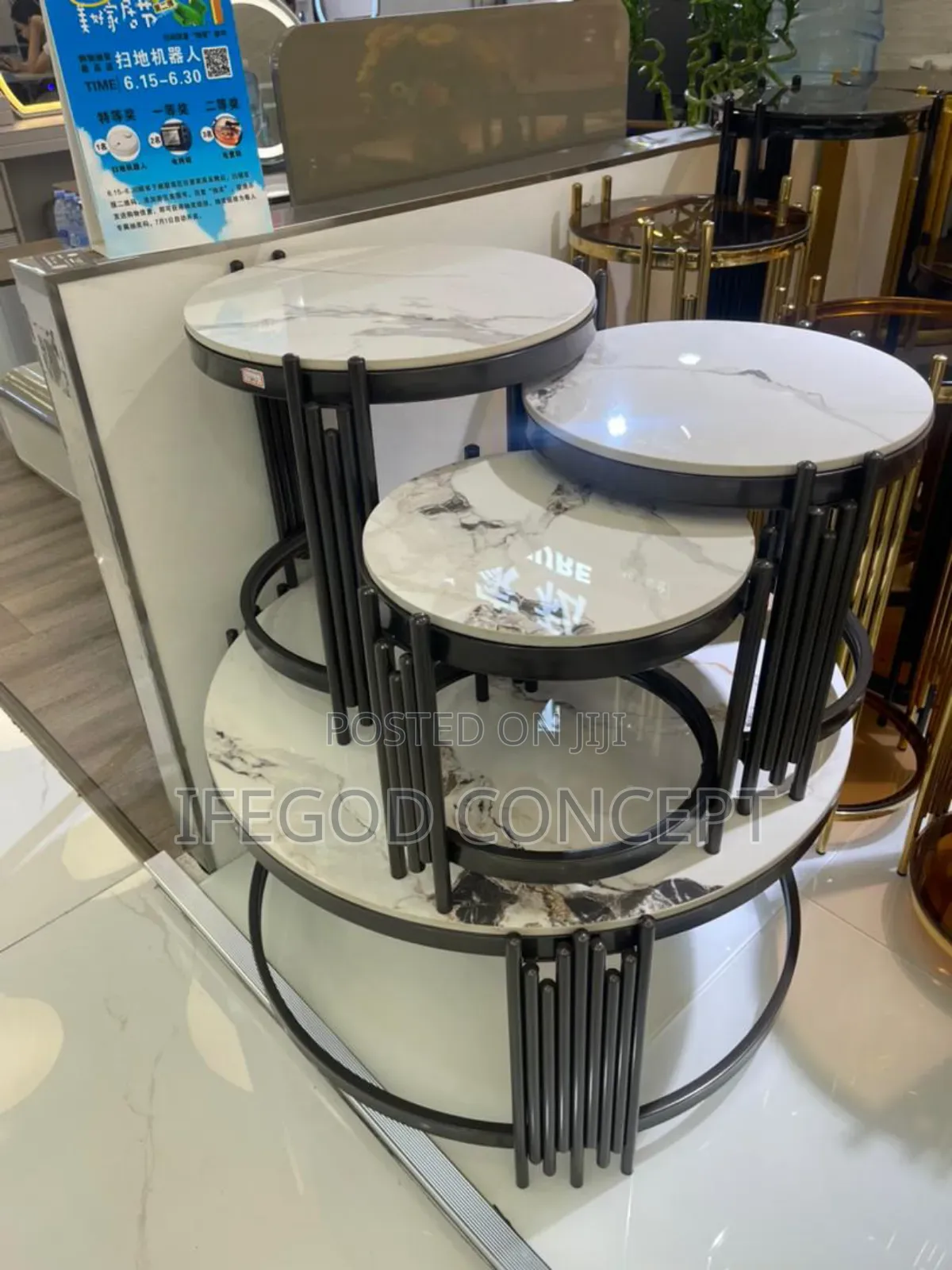 Center Table + 3 in 1 Side Stool