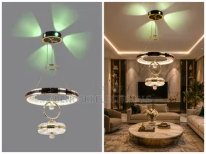 Luxury Modern Ring Chandelier With Lighting Base