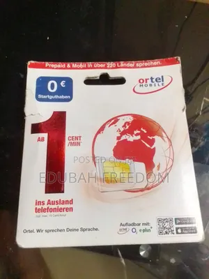 Germany Sim Card (Ortel Mobile)