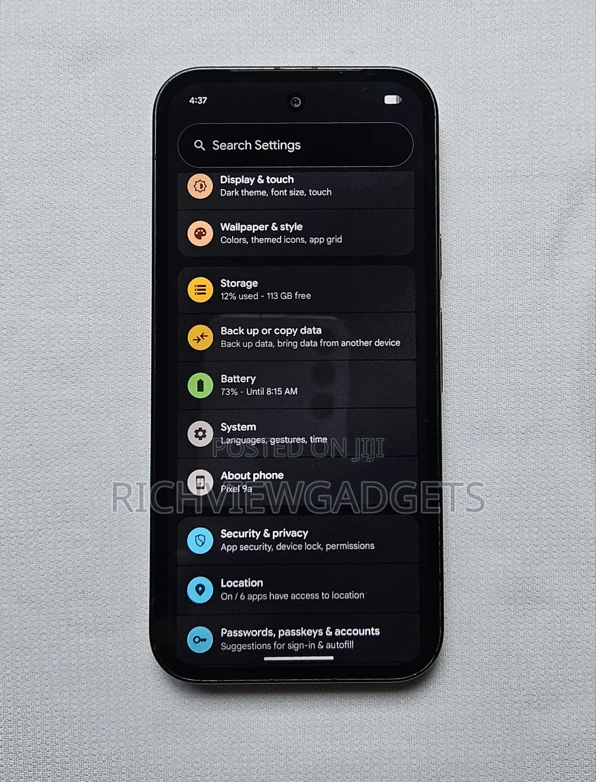 Google Pixel 9a 128 GB Black