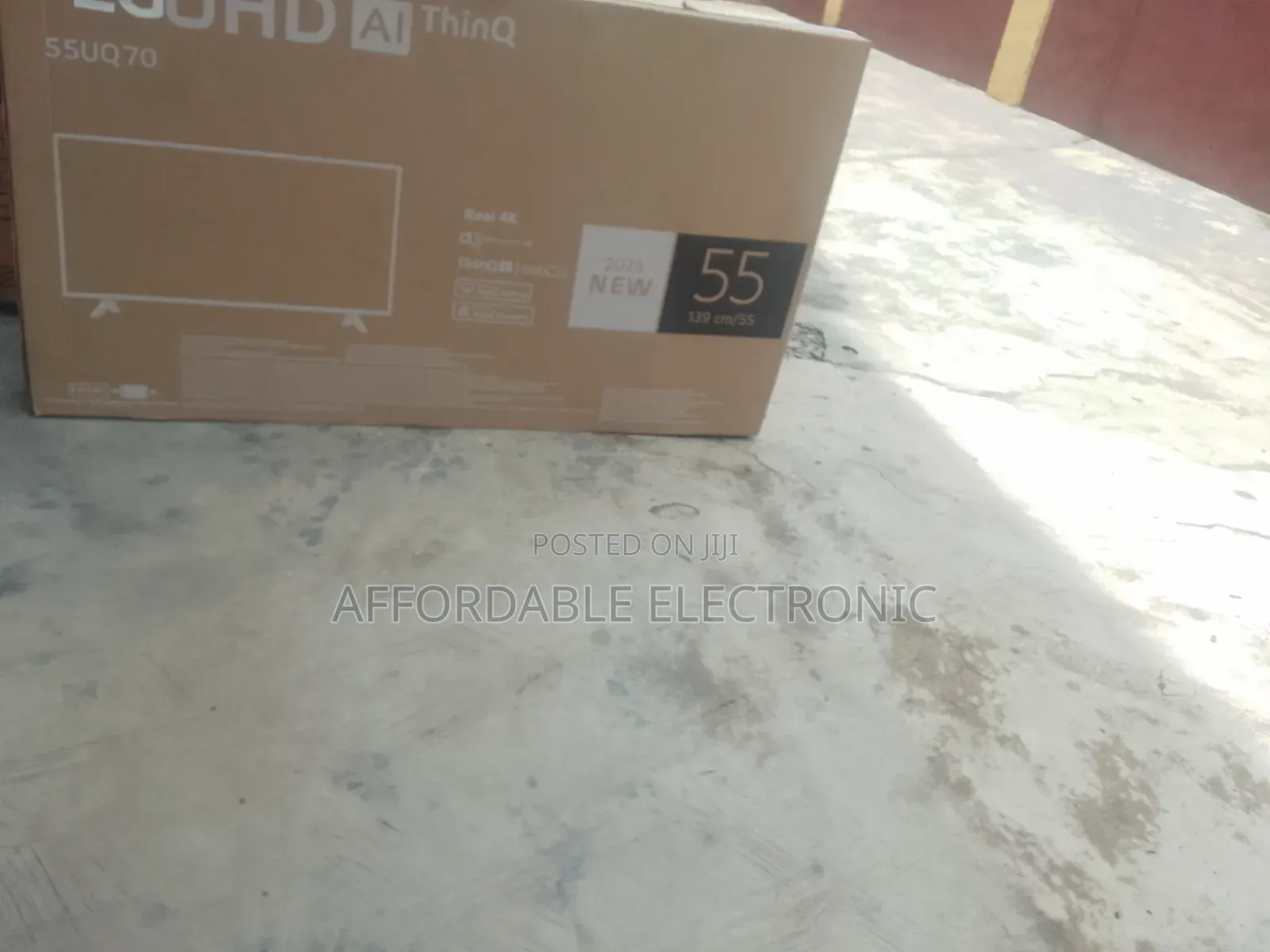 Wall Mounted Lg 55inch Smart Frameless Tv