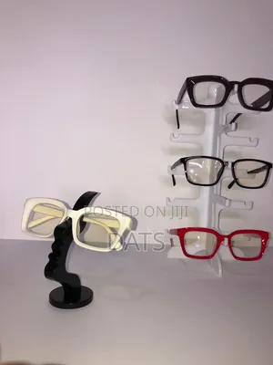 Bold Square Blue Light Blocking Glasses | Black White Red