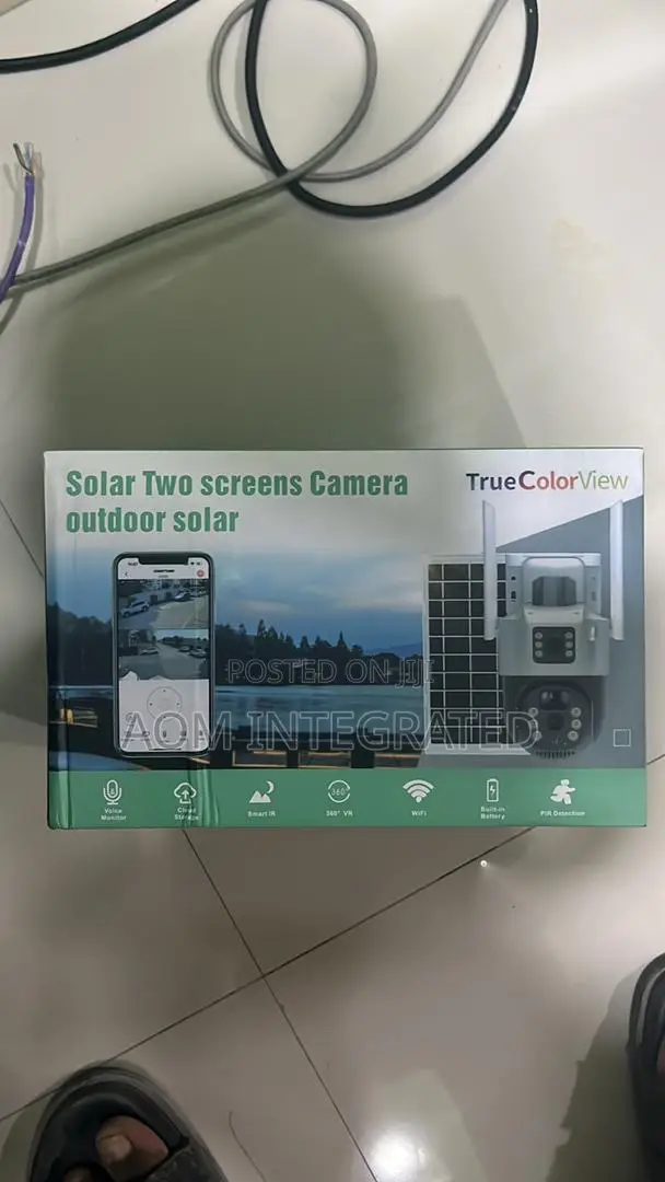 Dual Lens V380 Solar Camera