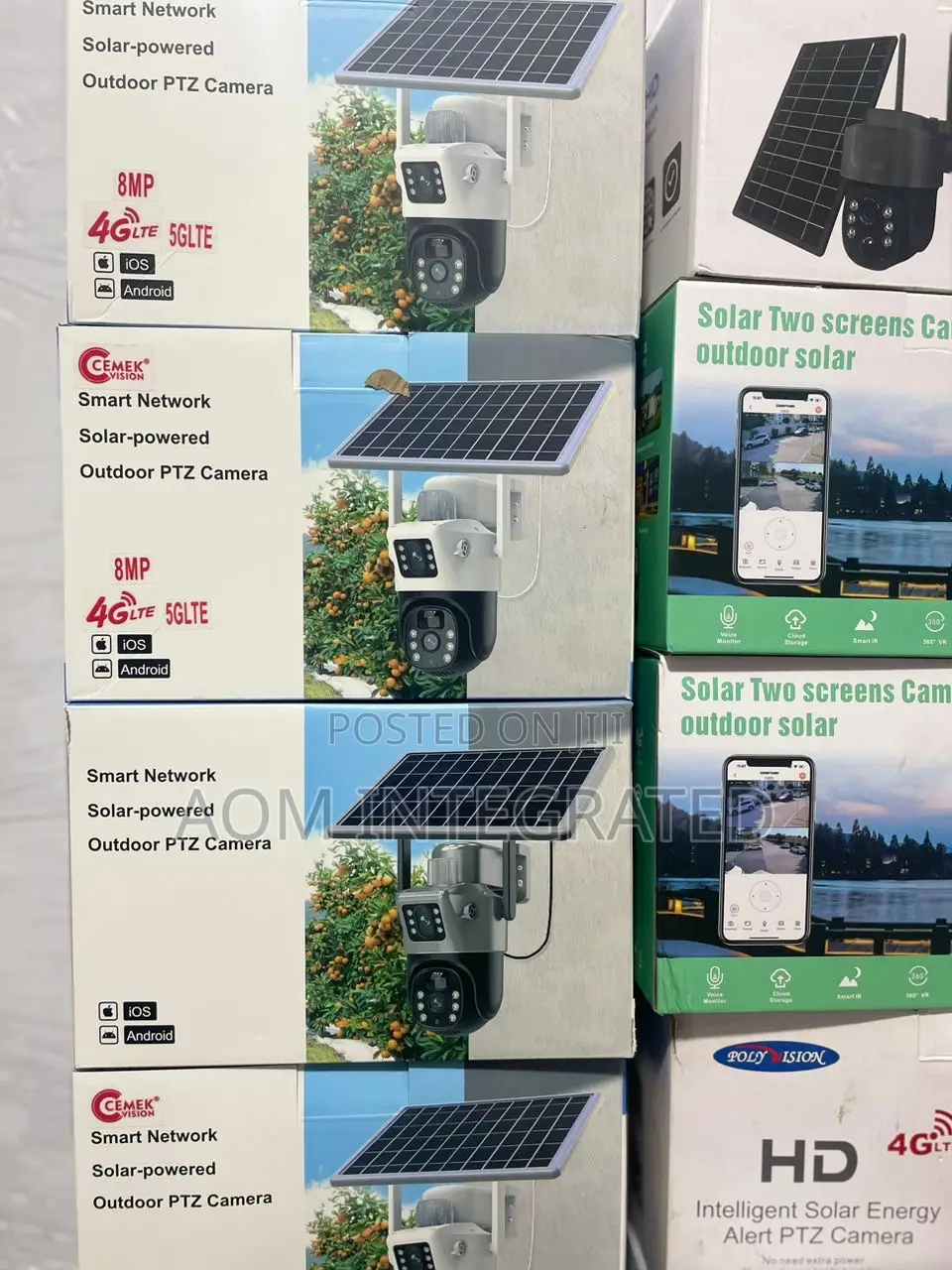 Dual Lens V380 Solar Camera