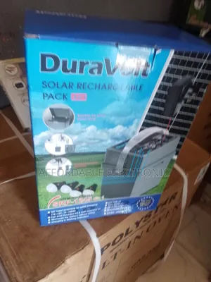 Now in Duravolt 4 in 1 Solar Rechargeable Pack