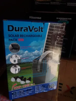 Long Lasting Duravolt 4 in 1 Solar Rechargeable Pack