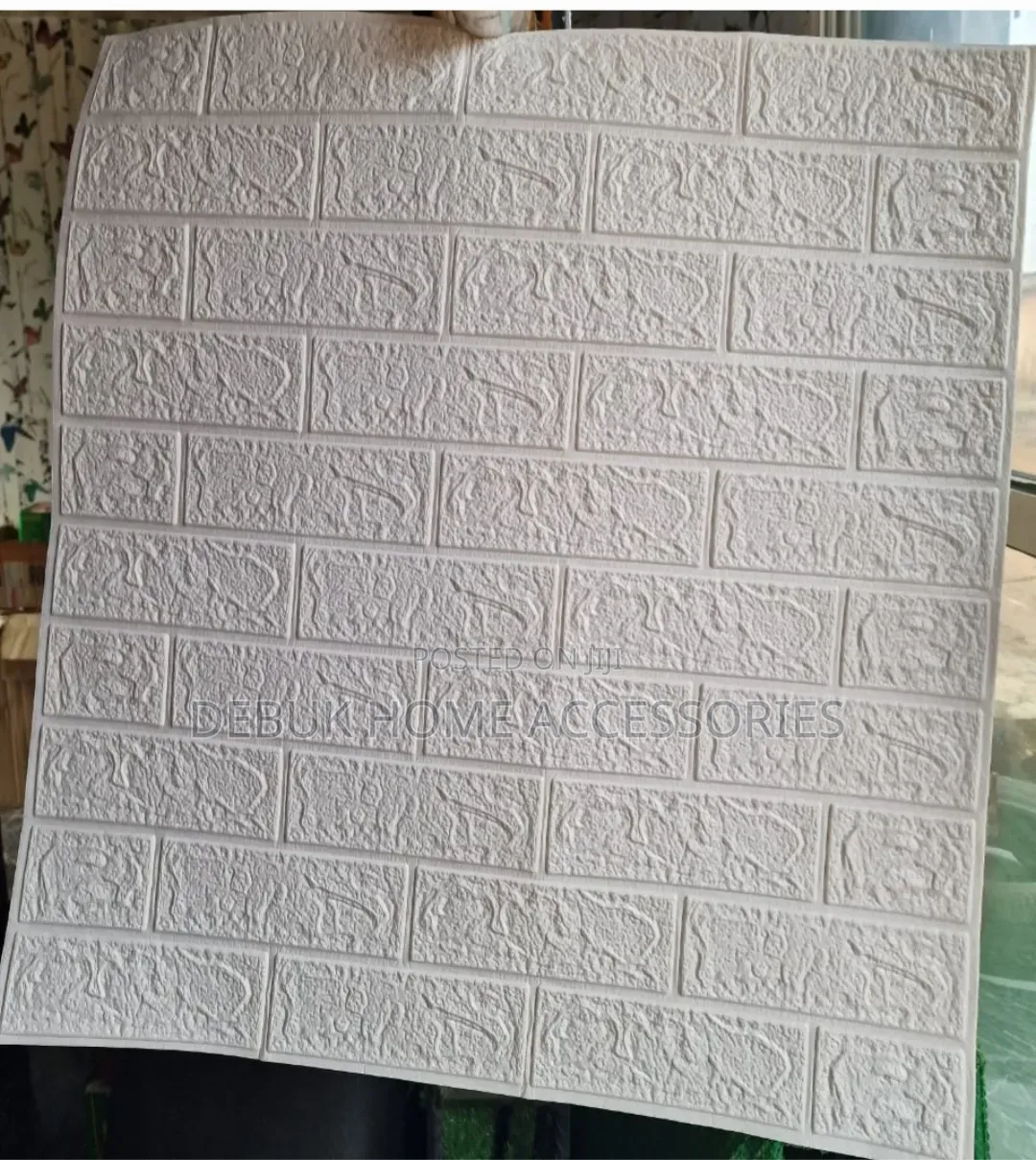 Black Brick And White Brick Wall Sticker
