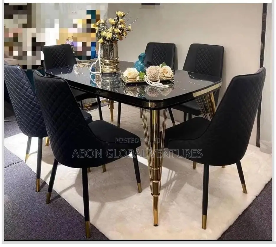 Modern Mable Top Dining Set by Six (6) Seaters