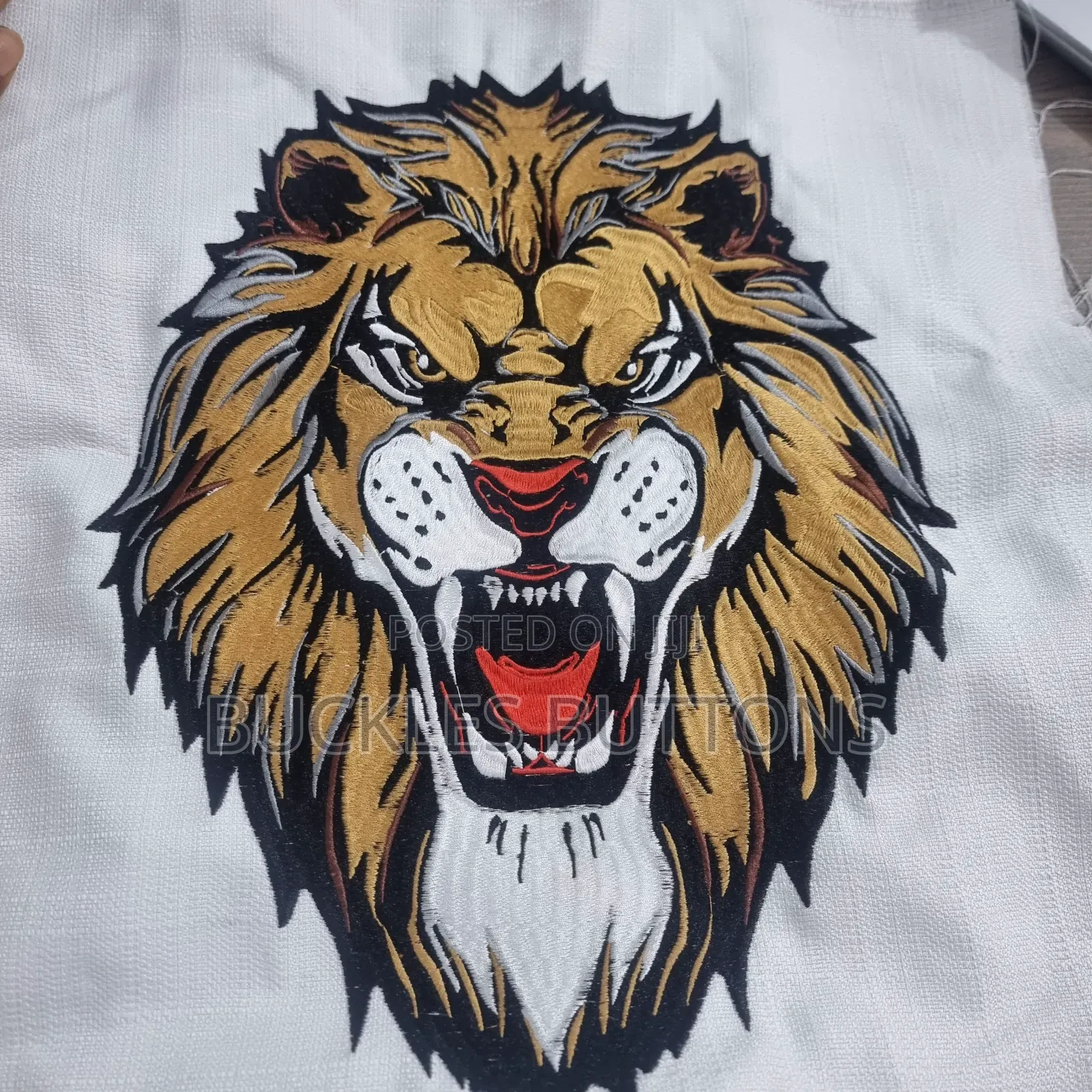 Lion Head Monogram Design
