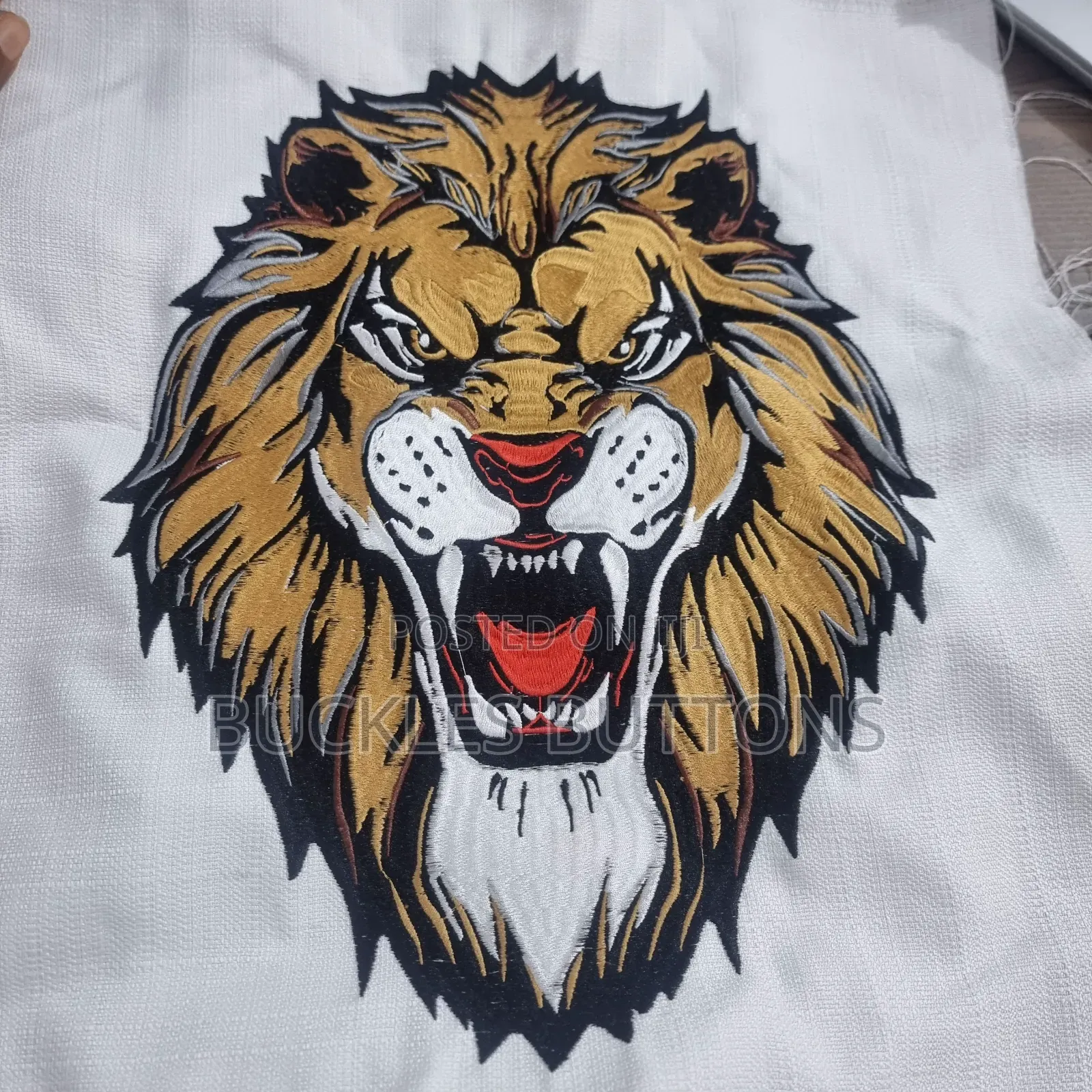Lion Head Monogram Design