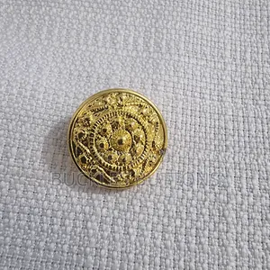 Gold Metal Suit Sized Buttons