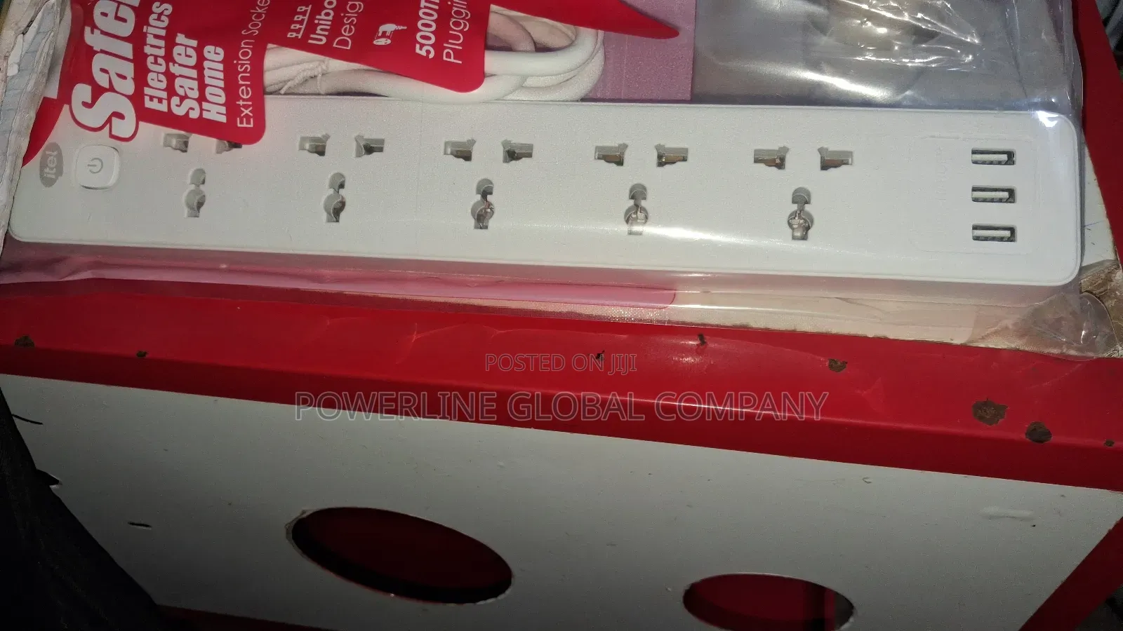 5 Way Extension Socket With Usb Charging Unit Get From Powerline