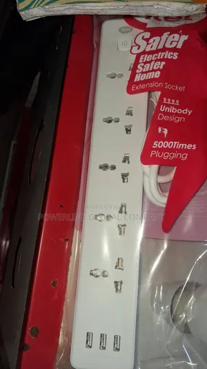 5 Way Extension Socket With Usb Charging Unit Get From Powerline
