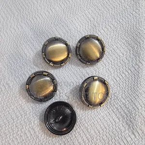Bronze Gold Metal Button