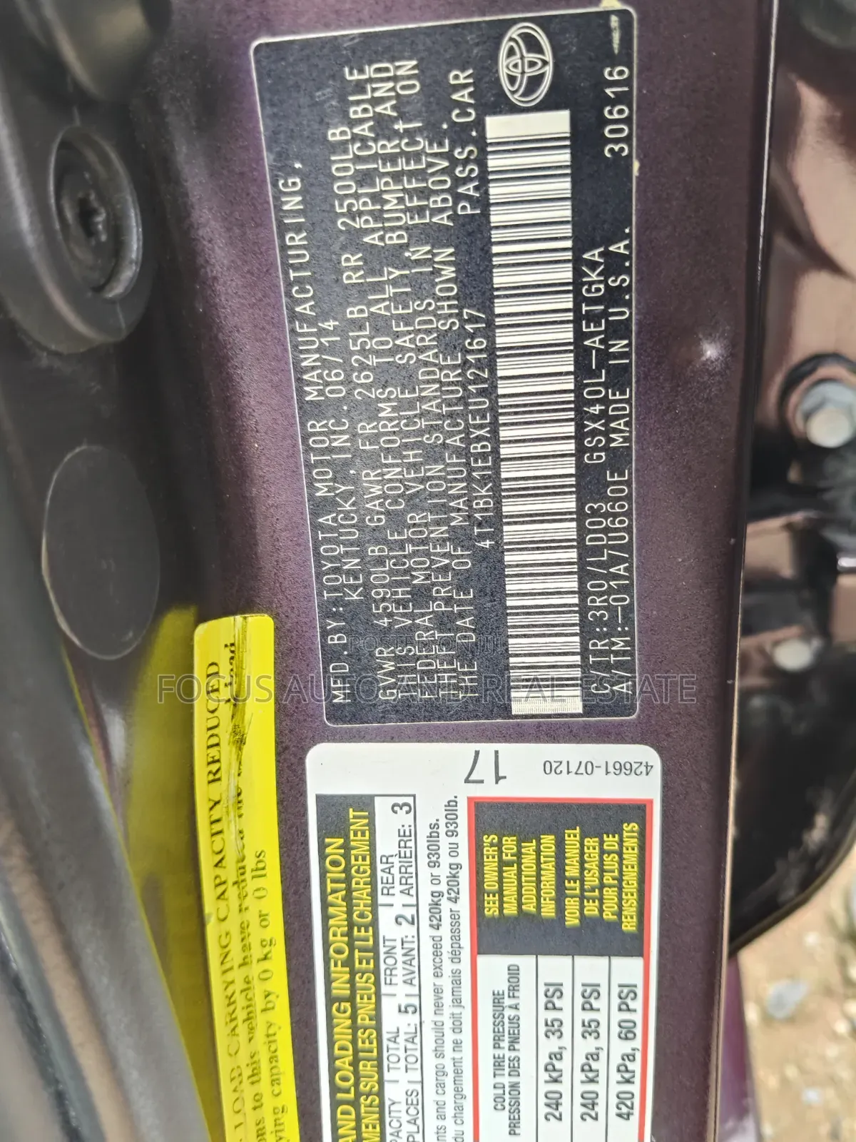 Toyota Avalon 2015 Brown