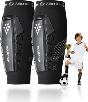 Airfish Kids Football Shin Pads - Ultra Lightweight Football Gear
