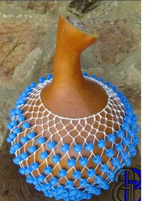 Cultural Beaded Gourd