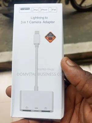 Lightning To 3 In 1 Camera Adapter
