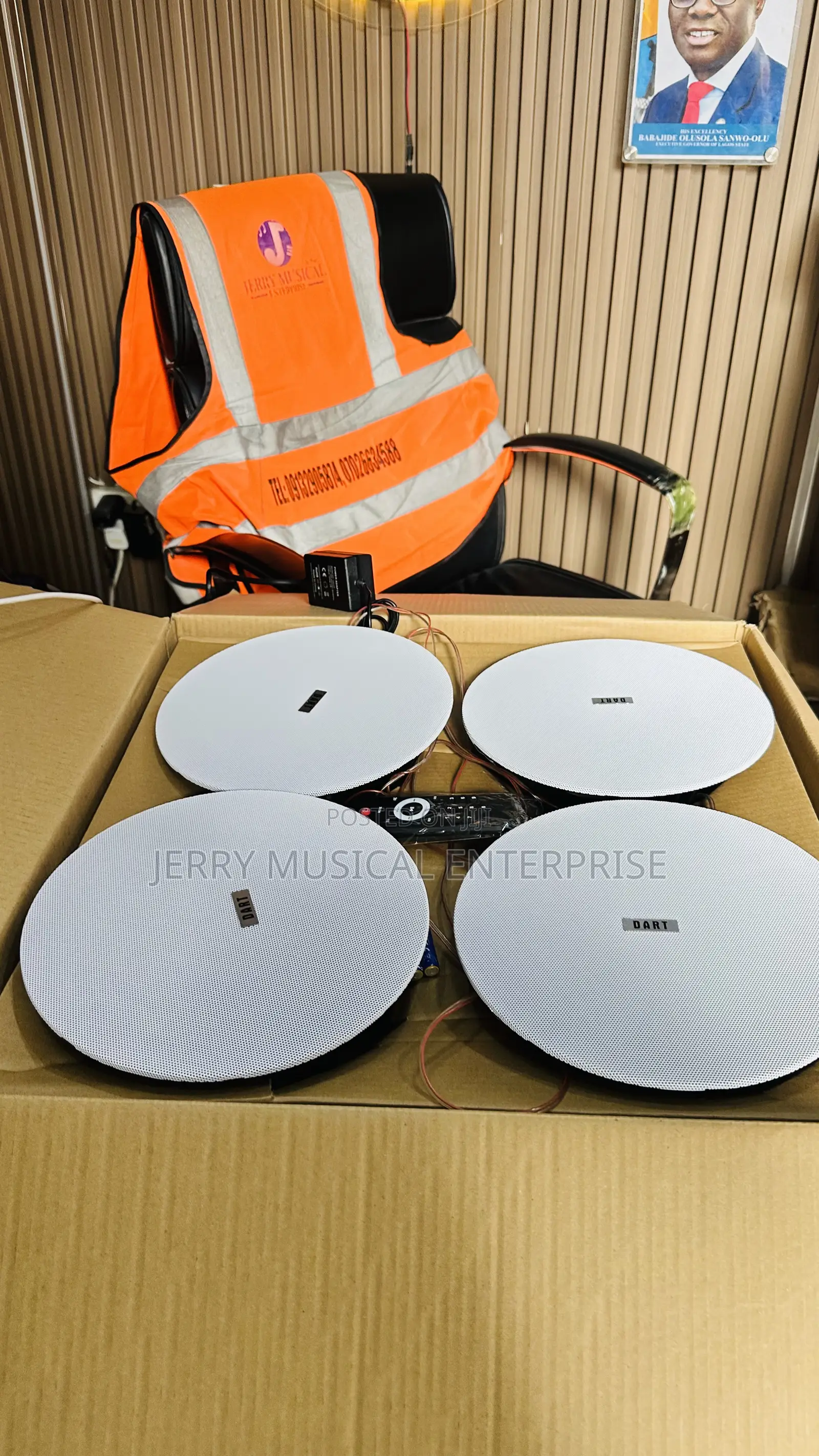 Wireless Bluetooth Ceiling Speakers 4n1