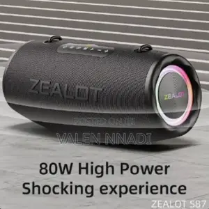 Zealot S87 Wireless Speaker (Super Bass, 80w) - Like New