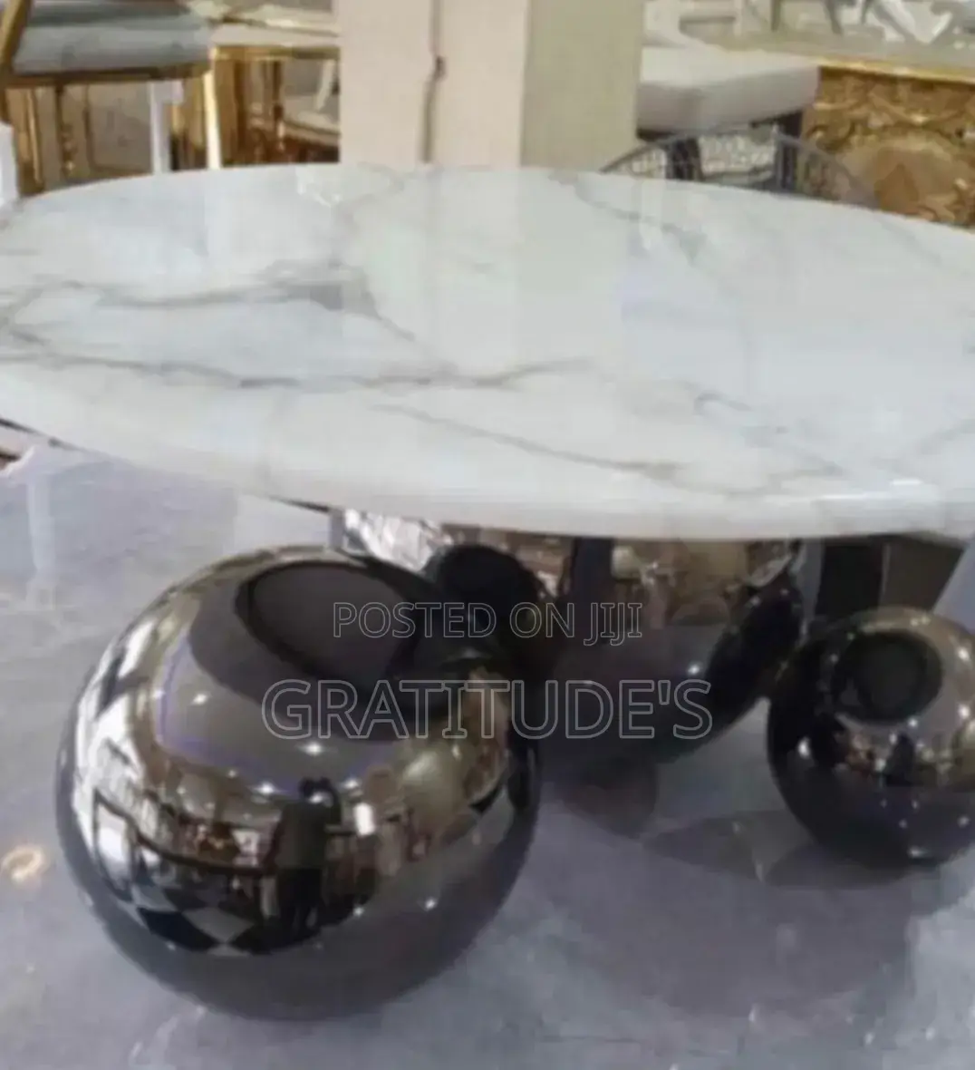 Classic Marble Top Center Table