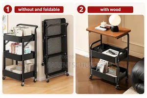 3-Tier Rolling Storage Cart