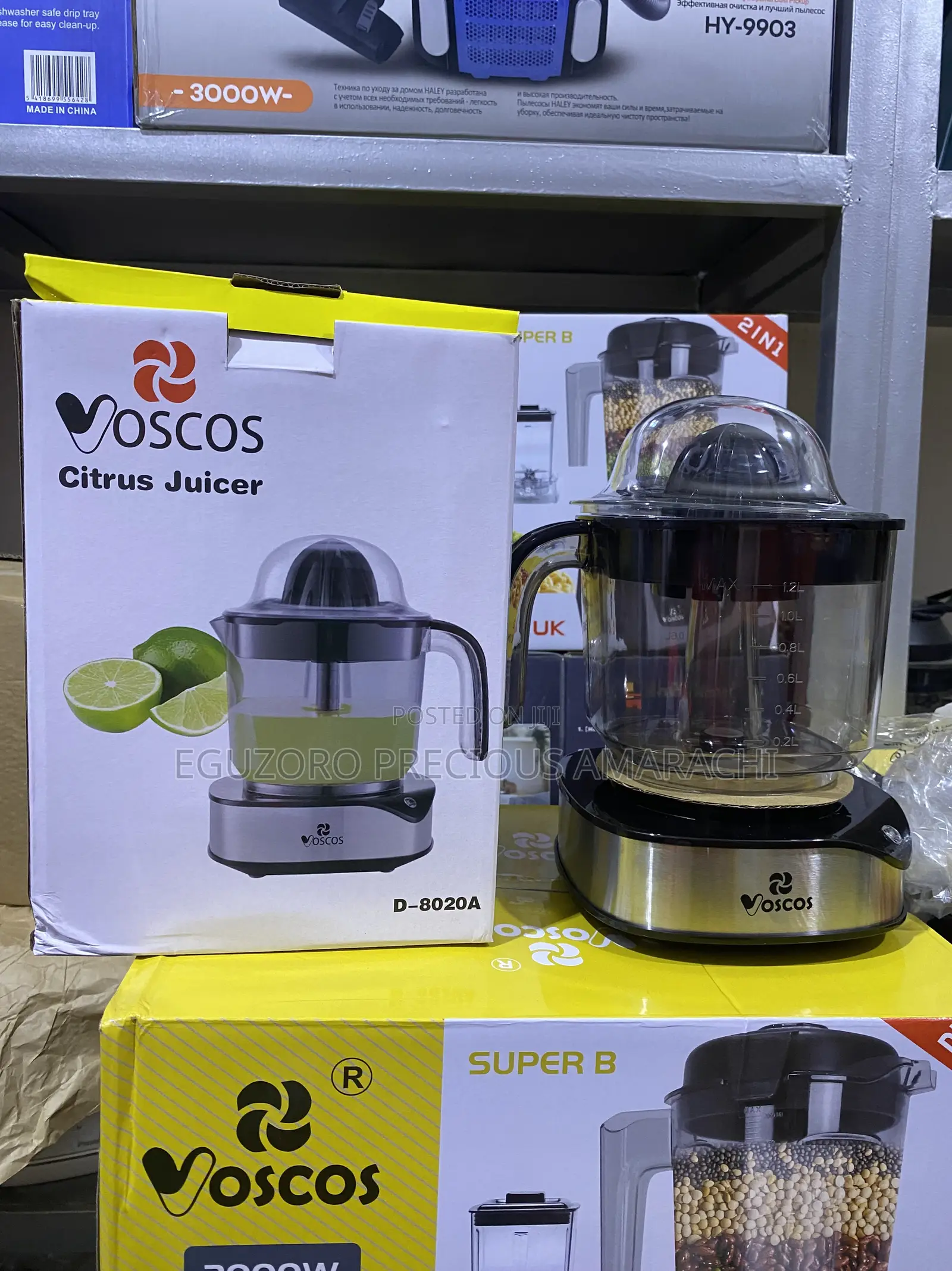 1.2litres Voscos Electric Citrus Juicer-40watts