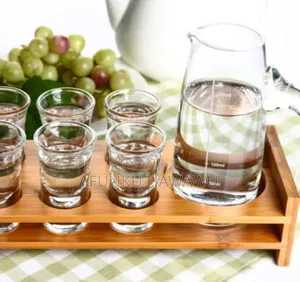 Wooden Tequila Rack With Wine Bottle Hole