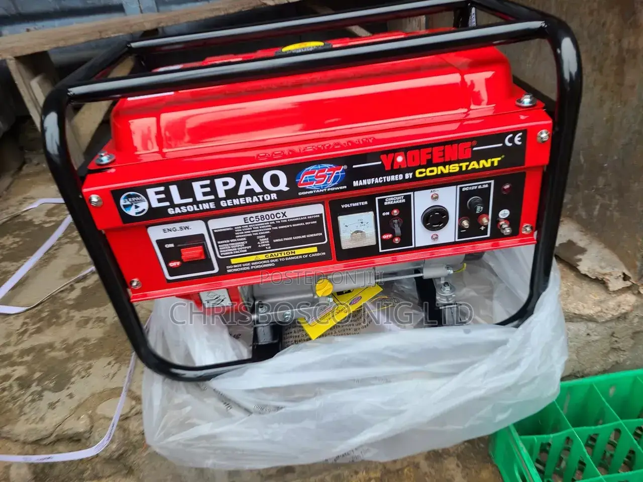Elepaq Generator Ec5800ex 100%Copper