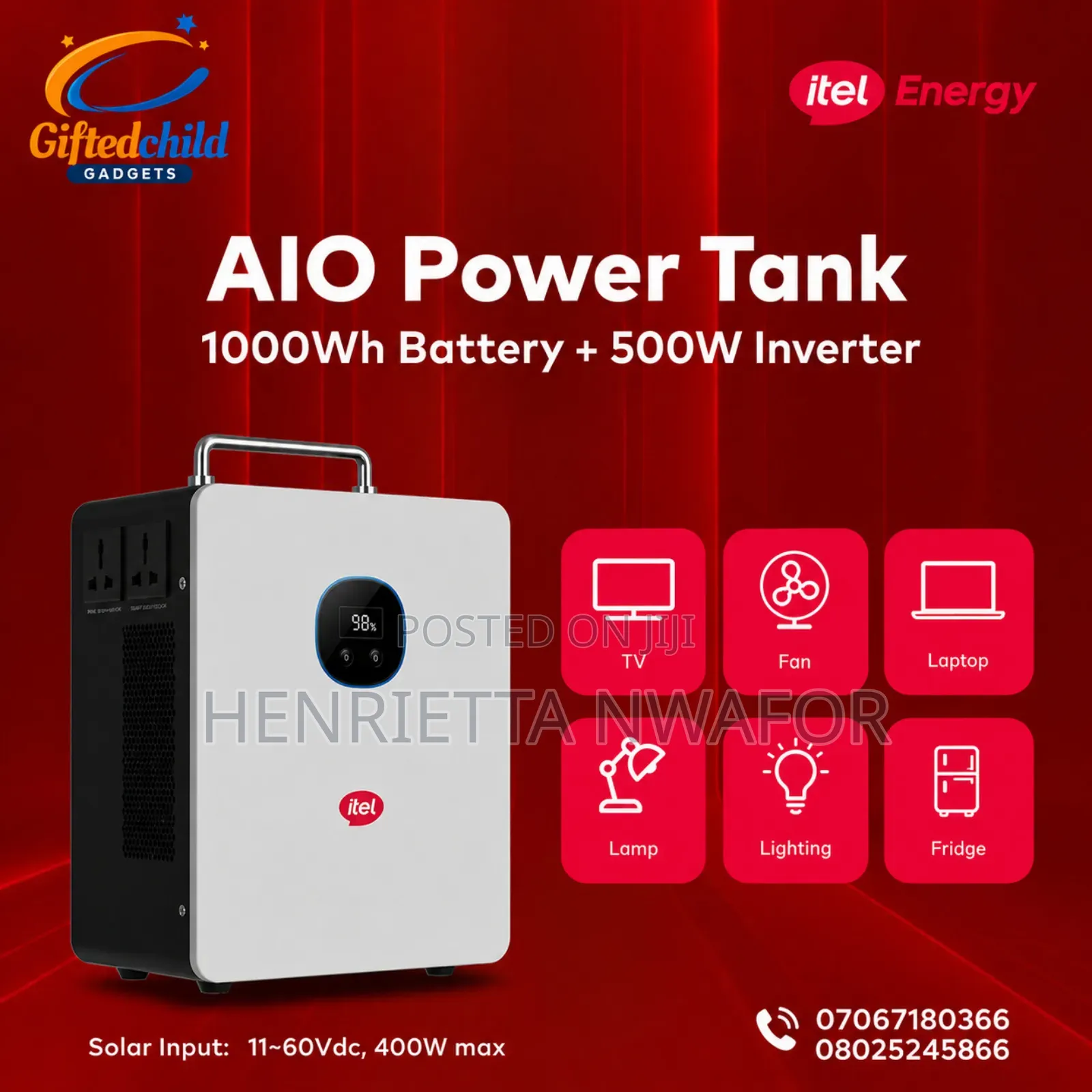 Itel Power Tank