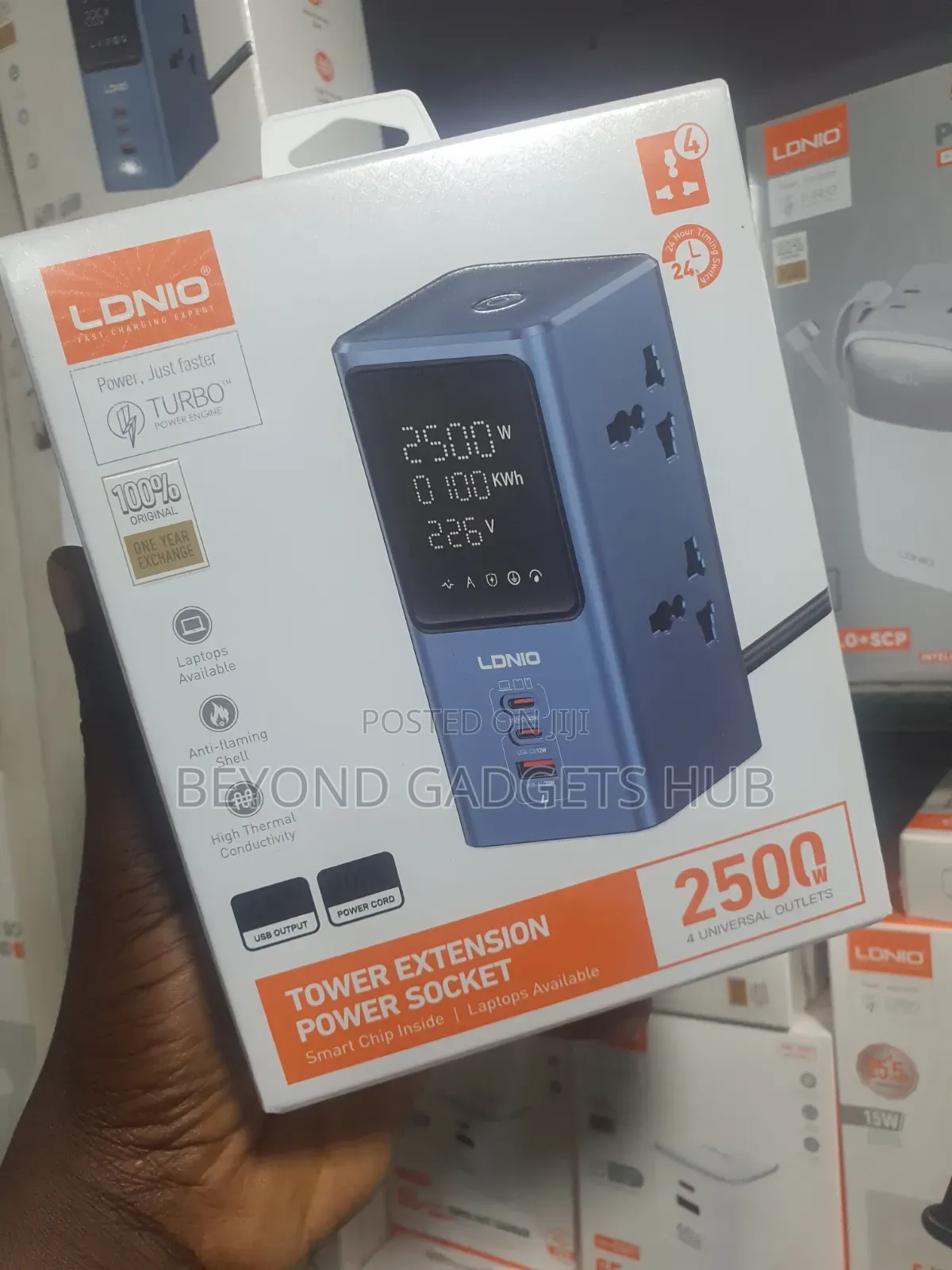 Ldnio 2500w Tower Extension Power Socket