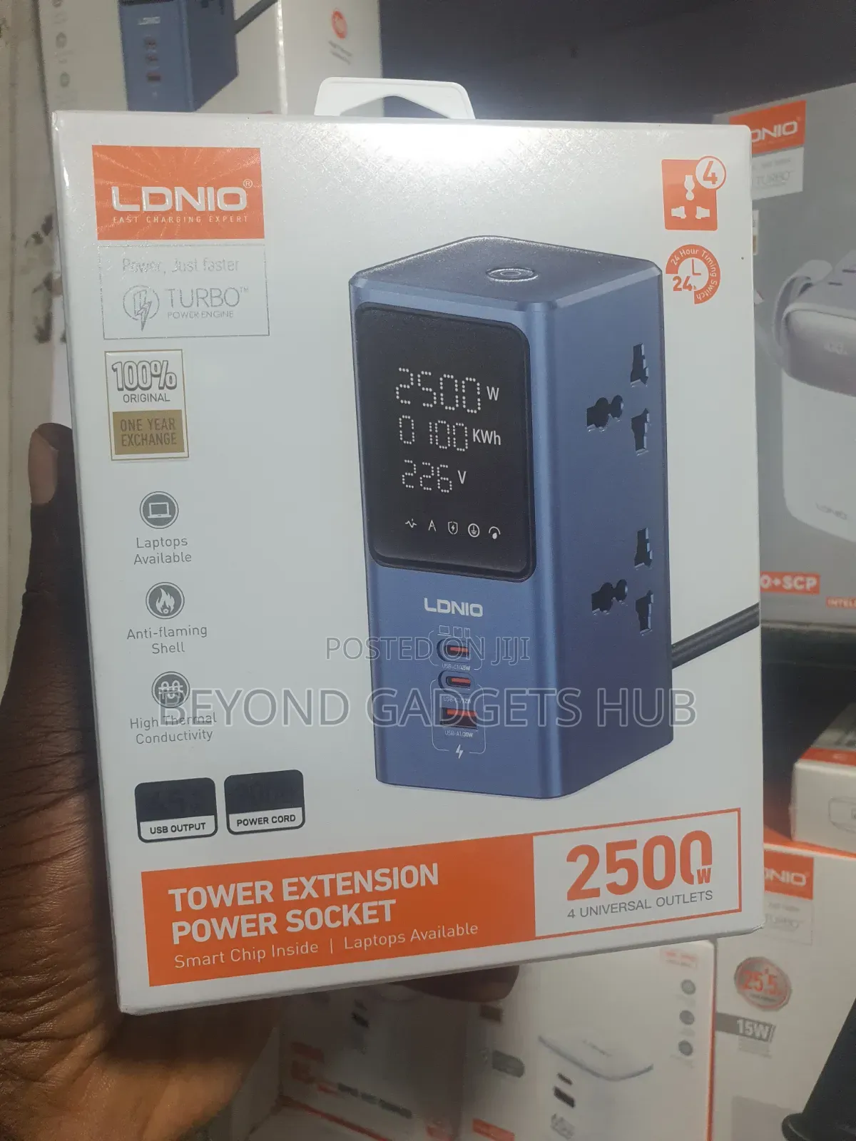 Ldnio 2500w Tower Extension Power Socket