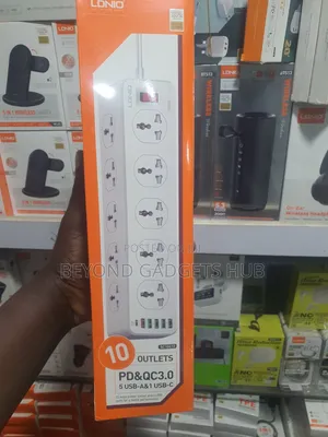 Ldnio 10-Outlet Power Strip With Pd Qc3.0 Fast Charging