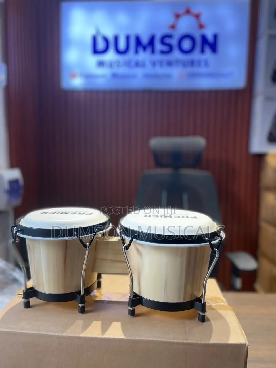 Yamaha Professional Bongo Drum With Stand