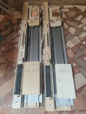 Big Silver Knitting Machine