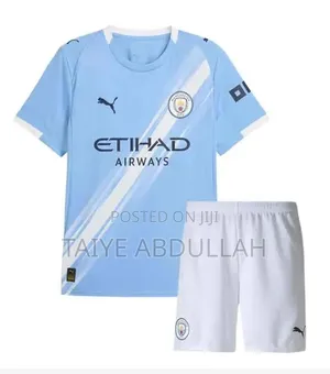 Manchester City 2025/2026 Jersey (Shirt and Short Set)