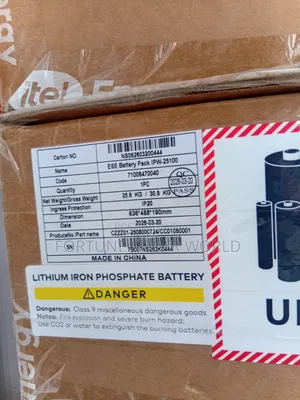 2.5kwh 24v Itel Solar Lithium Ion Battery