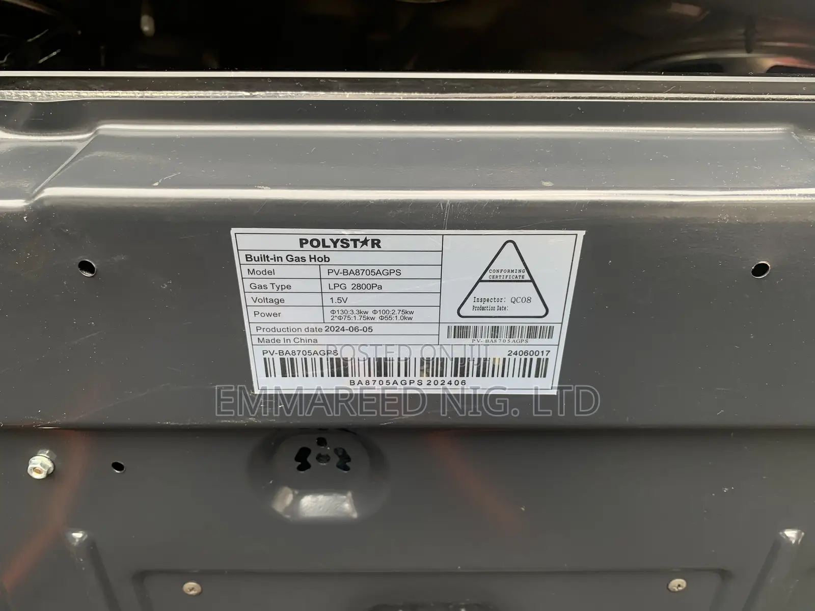 Polystar 4 Burner Gas