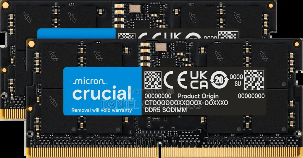 64gb (2×32gb) Ddr5 Laptop Ram