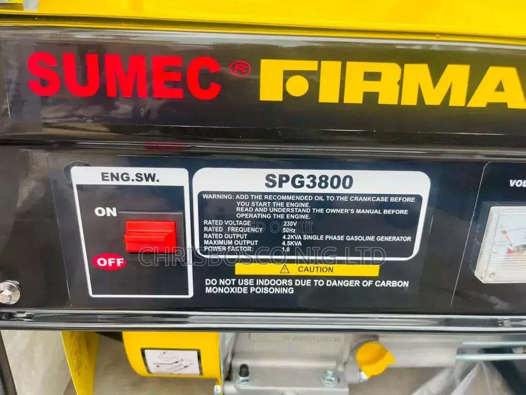 4.5kva Firman Generator SPG 3800 100%Copper Generator