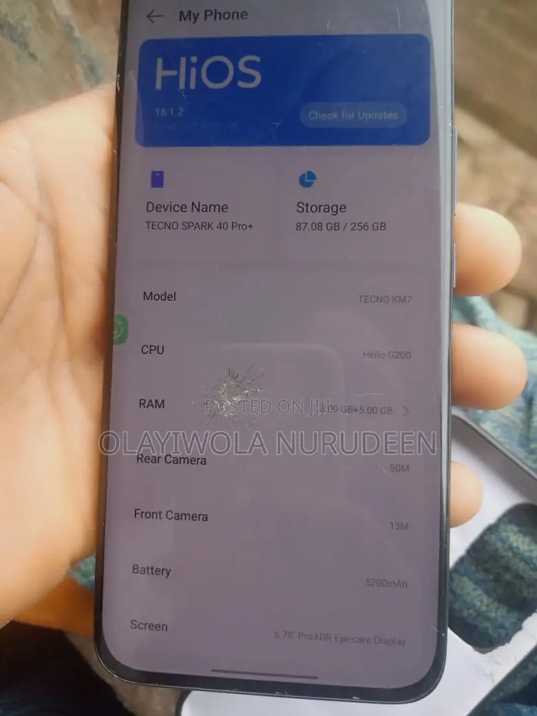 Tecno Spark 40 Pro+ 256 GB