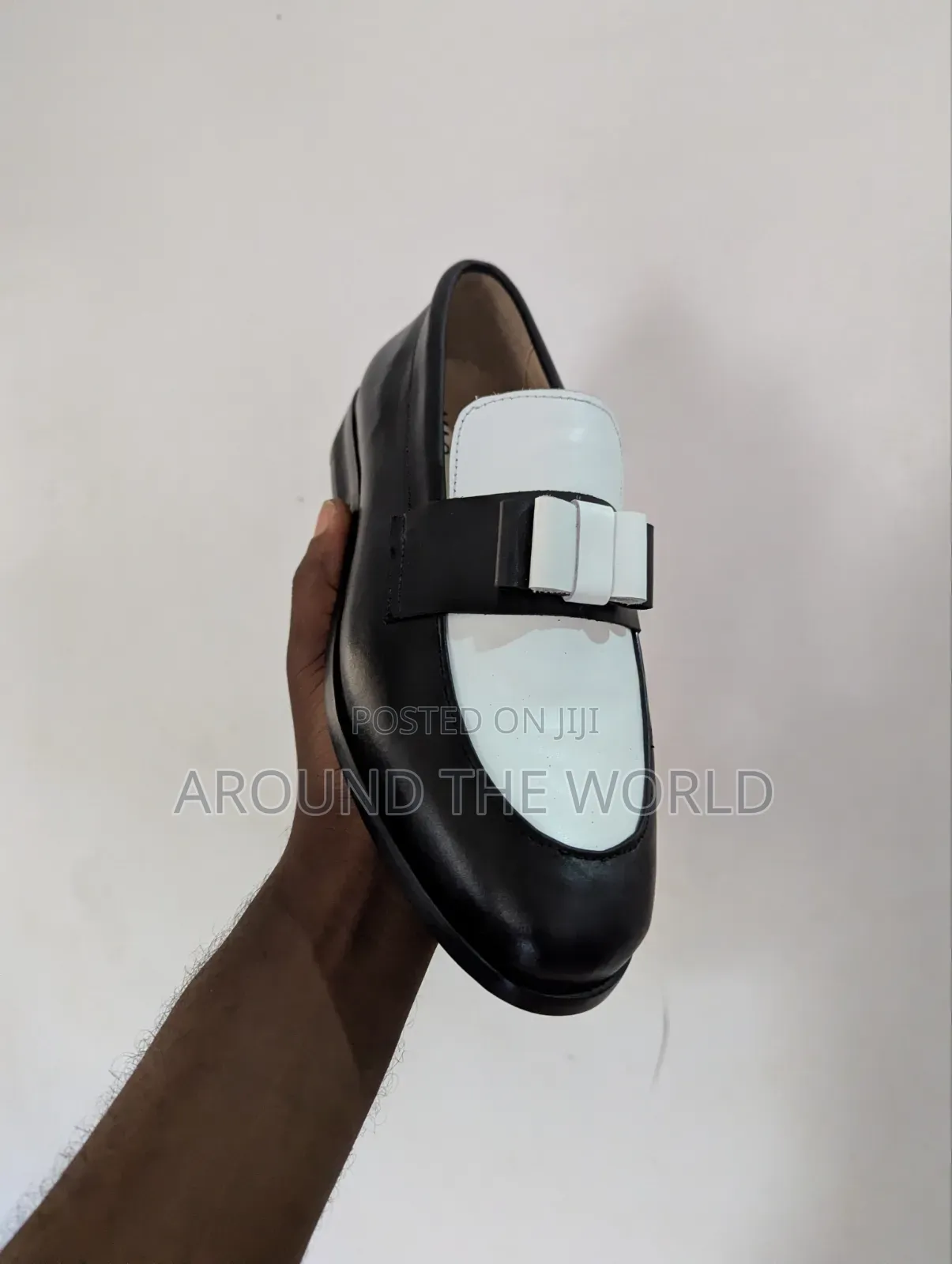 Bow Tie Double Tone Loafers