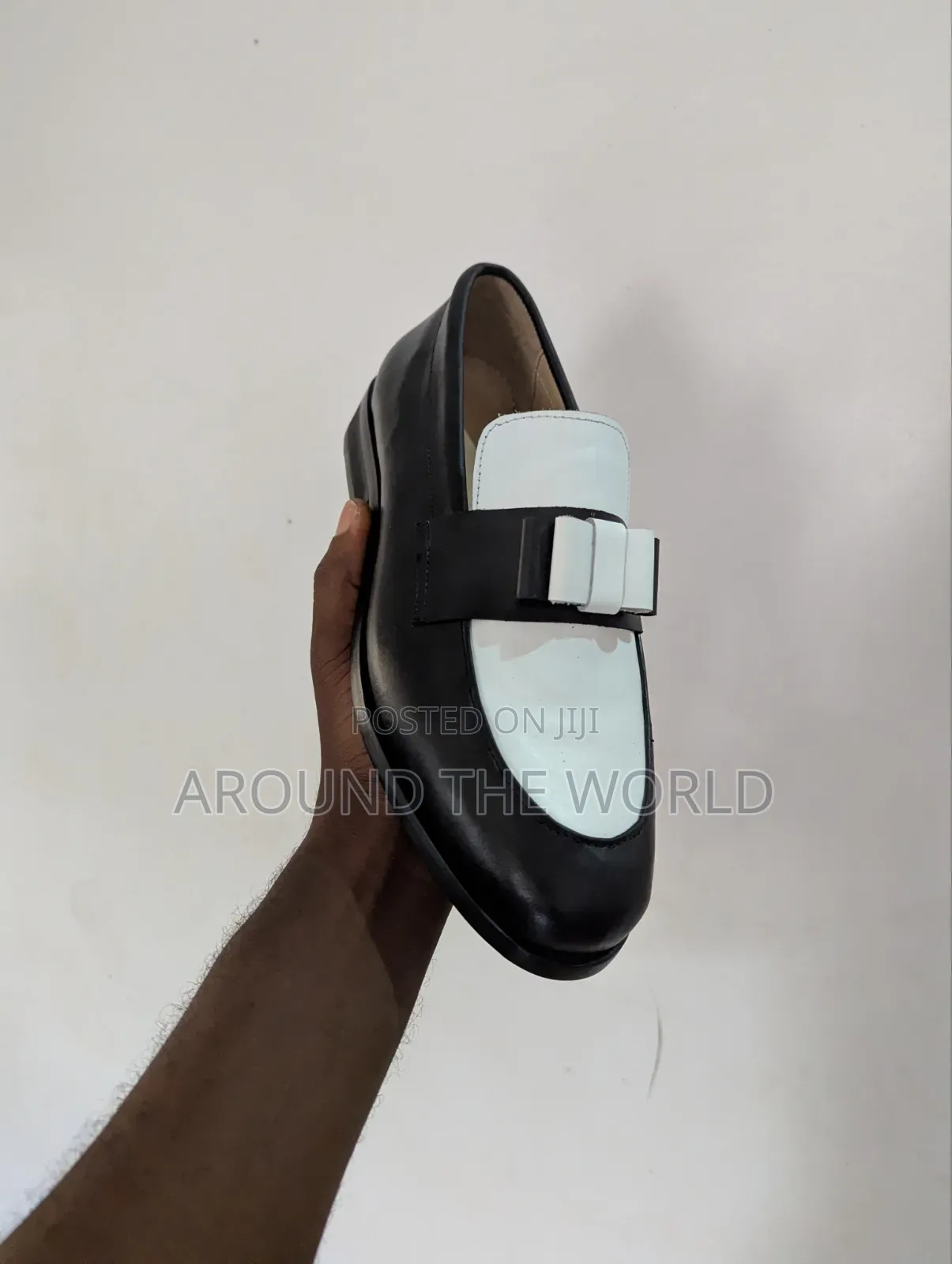 Bow Tie Double Tone Loafers